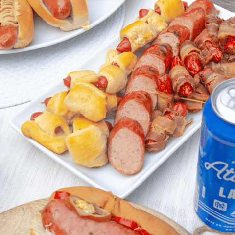 Best Selling All-Beef Cocktail Frankfurters & Mustard